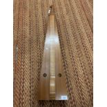 A THREE STRINGED (ONE MISSING) SITAR STYLE MUSICAL INSTRUMENT 98CMS