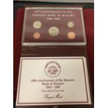 A MALAWI 1985 PROOF COIN COLLECTION SET , 1 ? 20 TAMBALA , ROYAL MINT . SEALED WITH COA