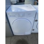 A WHITE LOGIK TUMBLE DRYER BELIEVED IN WORKING ORDER BUT NO WARRANTY