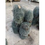 AN EXTREMELY LARGE QUANTITY OF 12" WIRE HANGING BASKETS