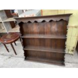 AN EARLY 20TH CENTURY DRESSER TOP, 42" WIDE