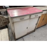 A 1950'S RETRO KITCHEN SIDEBOARD