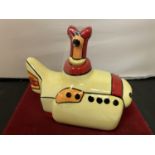 A LORNA BAILEY YELLOW SUBMARINE TEAPOT