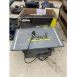 AN EXTREME MITRE TABLE SAW BELIEVED IN WORKING ORDER BUT NO WARRANTY