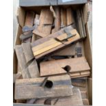 A LARGE QUANTITY OF VINTAGE WOOD PLANES