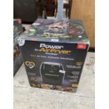 A POWER AIRFRYER AS NEW AND BELIEVED IN WORKING ORDER BUT NO WARRANTY
