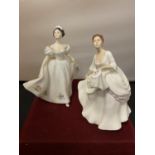 TWO ROYAL DOULTON FIGURINES TO INCLUDE KATE HN 2789 AND CAROL HN 2961