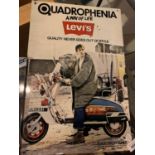 A TIN METAL QUADROPHENIA (PHIL DANIELS) SIGN