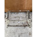 TWO CAST IRON SINK BRACKETS TO INCLUDE A CORNER SHELF