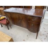 A REGENCY STYLE MAHOGANY SIDEBOARD