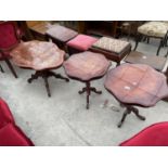 THREE ITALIAN STYLE INLAID OCCASIONAL TABLES