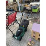 AN ELECTRIC LAWN MOWER WITH GRASS BOX