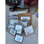 A LARGE QUANTITY OF FRAMED PRINTS AND PICTURES