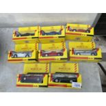 A COLLECTION OF SHELL CLASSIC CASR MODELS TO INCLUDE A PORSCHE 911 SC AND FERRARI 288 GTO ETC