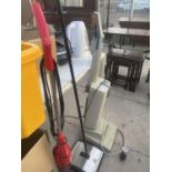 THREE VARIOUS VACCUUM CLEANERS TO INCLUDE A BISSELL AND AN ELECTROLUX