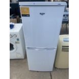 A WHITE BUSH UPRIGHT FRIDGE FREEZER BELIEVED IN WORKING ORDER BUT NO WARRANTY