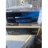 TWO SONY BLU-RAY DVD PLAYERS BELIEVED IN WORKING ORDER BUT NO WARRANTY