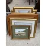 AN ASSORTMENT OF FRAMED PRINTS AND PICTURES