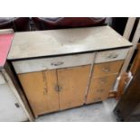 A 1950'S RETRO KITCHEN SIDEBOARD