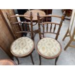 A PAIR OF MODERN BENTWOOD STYLE CHAIRS