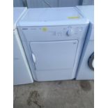 A WHITE BEKO 6KG TUMBLE DRYER BELIEVED IN WORKING ORDER BUT NO WARRANTY