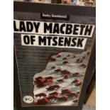 A DMITRY SHOSTAKOVICH 'LADY MACBETH OF MTSENSK' POSTER