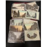 POSTCARDS . A SELECTION OF 30 , IN PLASTIC SLEEVES , WITH SCENES FROM SHEFFIELD . PREDOMINANTLY EV11
