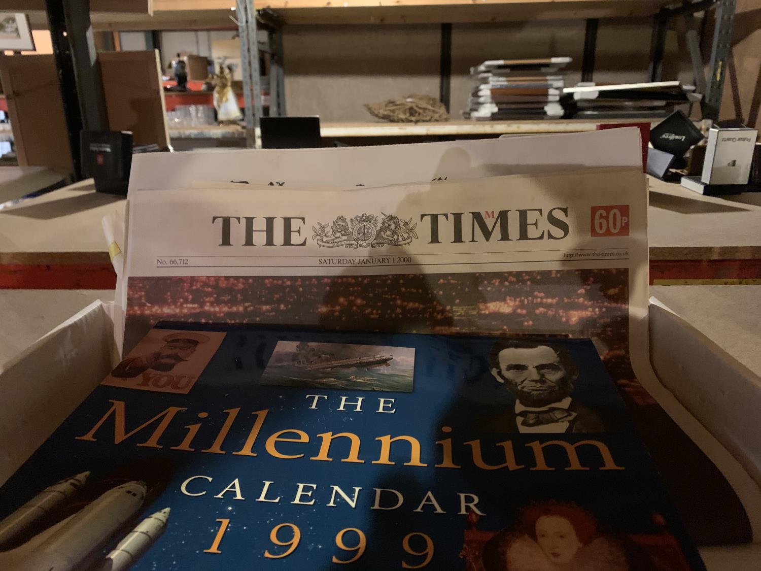 A BOXED ASSORTMENT OF BROADSHEET NEWSPAPERS SPANNING ONE HUNDRED YEARS TO ALSO INCLUDE THE 1999 - Image 3 of 3