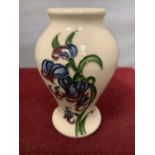 A MOORCROFT BLUEBELL HARMONY VASE 4 INCHES HIGH