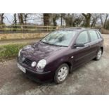 A 52 REG VOLKSWAGON POLO, MOT TO FEB 2022, 96,000 MILES AS WITH ALL ITEMS IN THE AUCTION, THERE IS