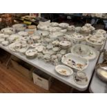 A HUGE COLLECTION OF ROYAL WORCESTER DINNER WARE IN THE EVESHAM DESIGN