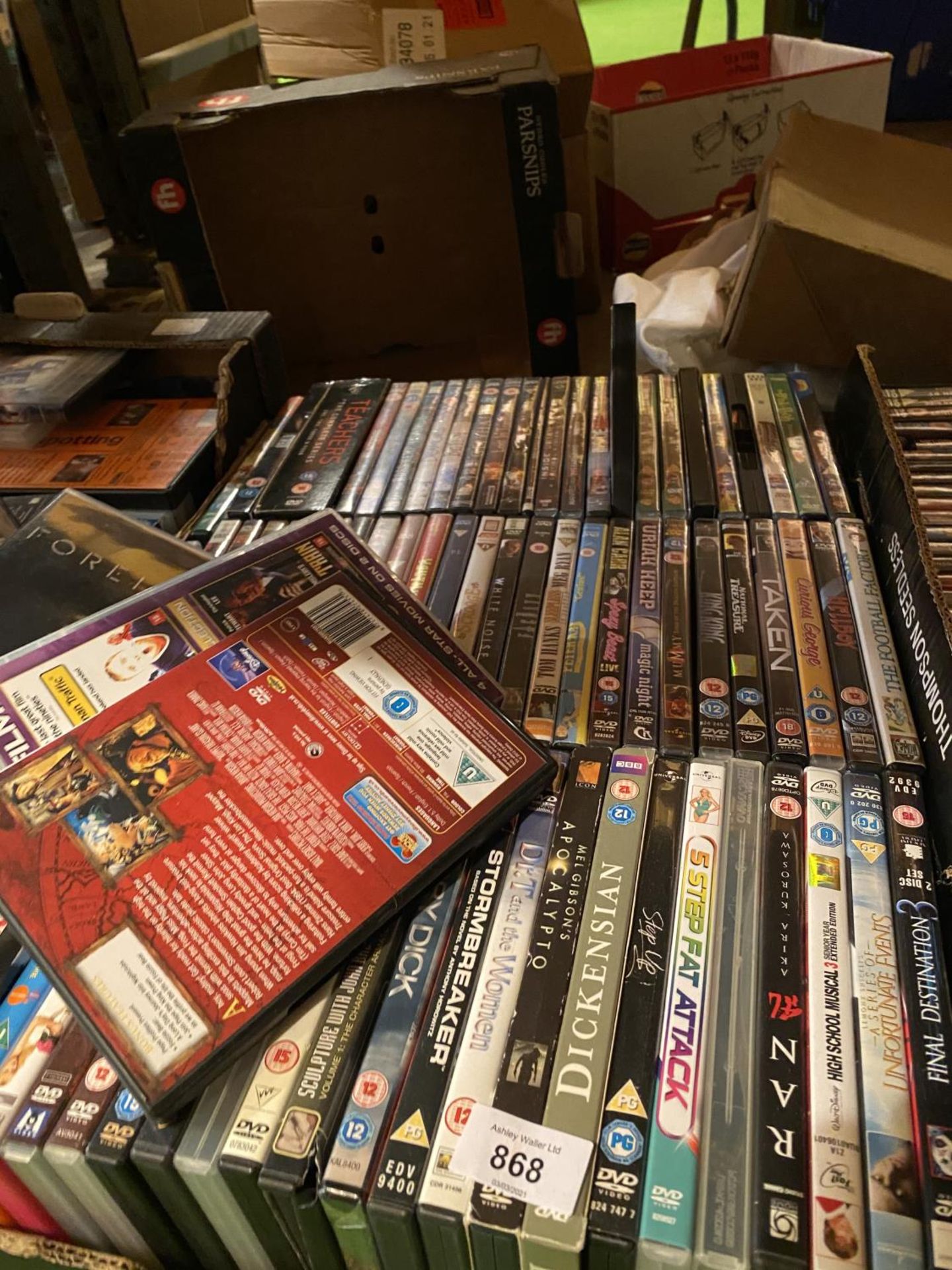 A VERY LARGE QUANTITY OF DVDS COVERING SEVERAL VARIOUS GENRES - Image 4 of 5