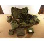 A BRITISH ARMY FIELD PACK, ITEMS DATED 1958 ONWARDS
