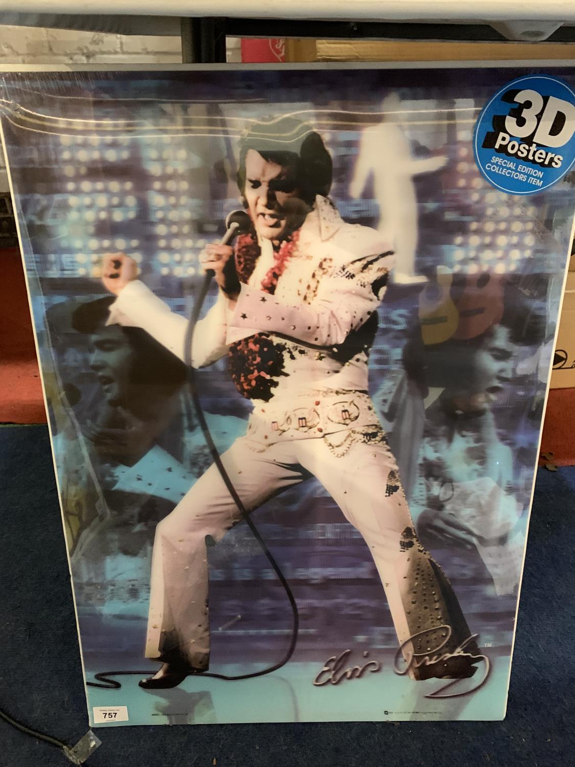 A 3D ELVIS PRESLEY POSTER