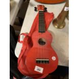 A MAHALO UKULELE WITH CARRYING CASE