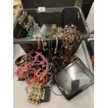 A LARGE QUANTITY OF COSTUME JEWELLERY