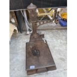 A VINTAGE SET OF COUNTER TOP PLATFORM SCALES