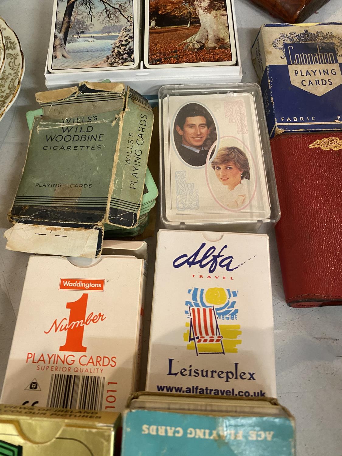 A VARIETY OF DECKS OF CARDS TO ALSO INCLUDE A WHITE METAL CIGARETTE CASE - Image 3 of 4