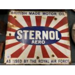 A STERNOL AERO 'AS USED BY THE RAF' SIGN
