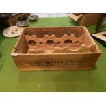A VINTAGE STYLE CHATEAU LAFITTE WINE CRATE