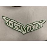 A CAST ASTON MARTIN SIGN