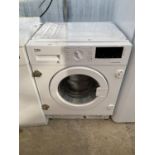 A BEKO 7KG INTERGRATED WASHING BELIEVED IN WORKING ORDER BUT NO WARRANTY