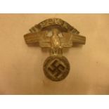 A NAZI GERMANY N.S.K.K. POLICE HELMET BADGE