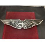 A CAST 'ASTON MARTIN' SIGN