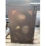 A LARGE J. CARTWRIGHT AND SON SAFE WITH KEY