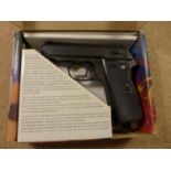 A BOXED PPKS WALTHER 4.5MM CALIBRE CO2 PISTOL