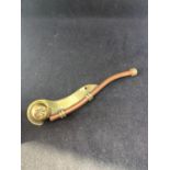 A BRASS AND COPPER BOSONS WHISTLE