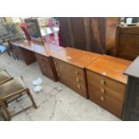 A STAG CANTANA DRESSING TABLE AND TWO CHESTS OF DRAWERS