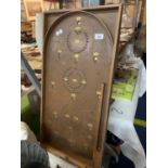 A VINTAGE BAGATELLE GAME - LENGTH: 76CM