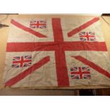 A COTTON UNION JACK FLAG, 95x130CM